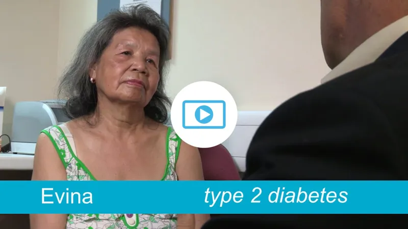 Evina - type 2 diabetes, reduces her carbs