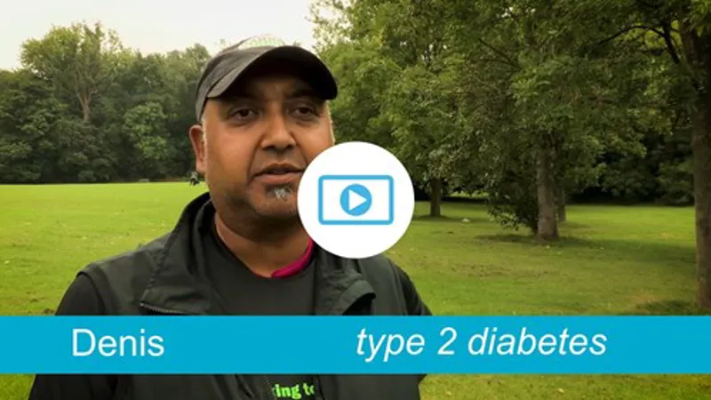 Denis - type 2 diabetes, diagnosed whilst being treated for heart and kidney failure